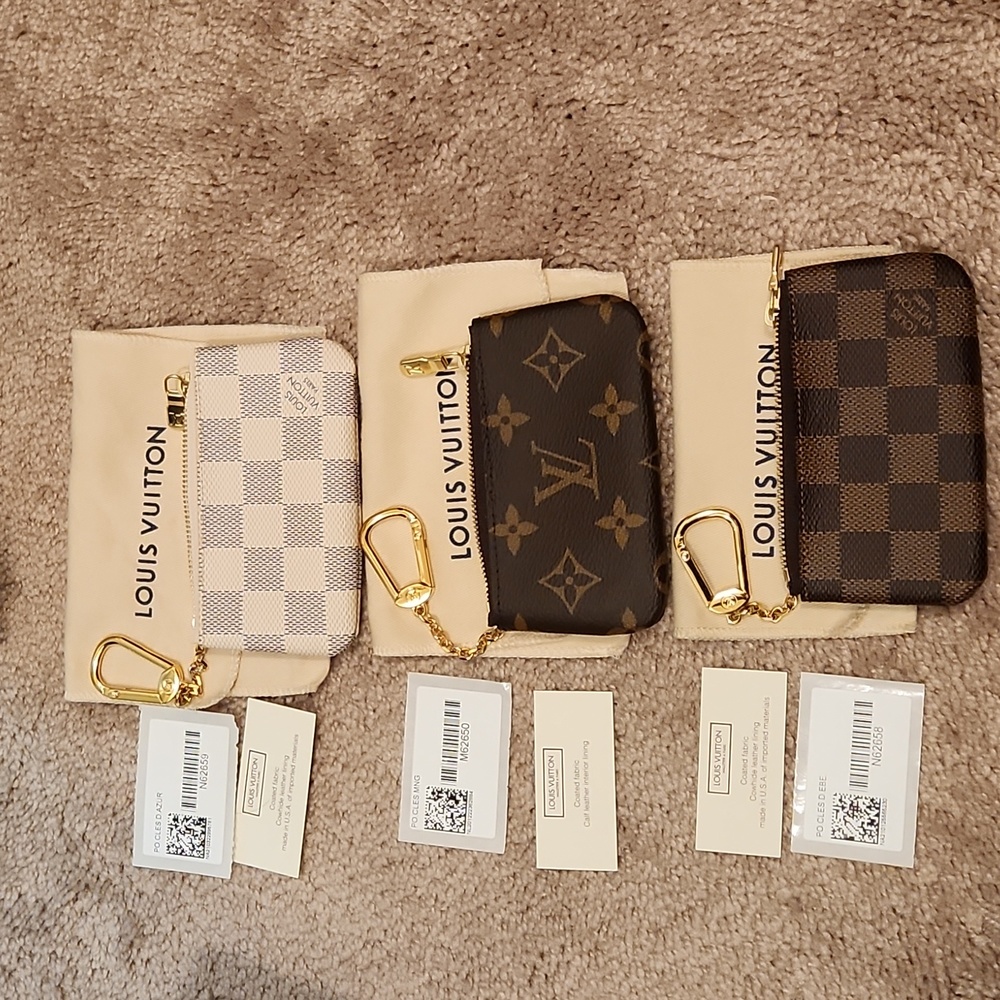 Authentic lv key pouches 3